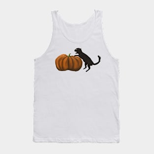 Halloween Beyklog Black cat and pumpkin Tank Top